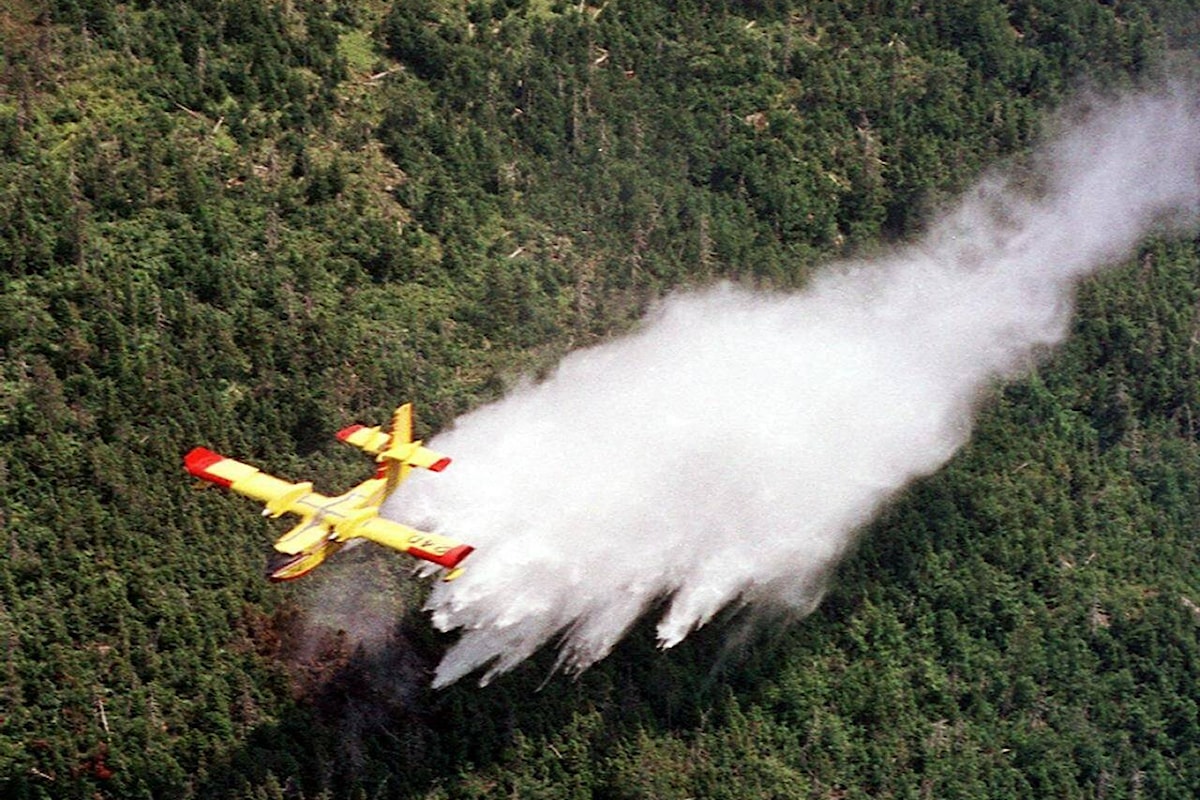 Canadian super scooper plane