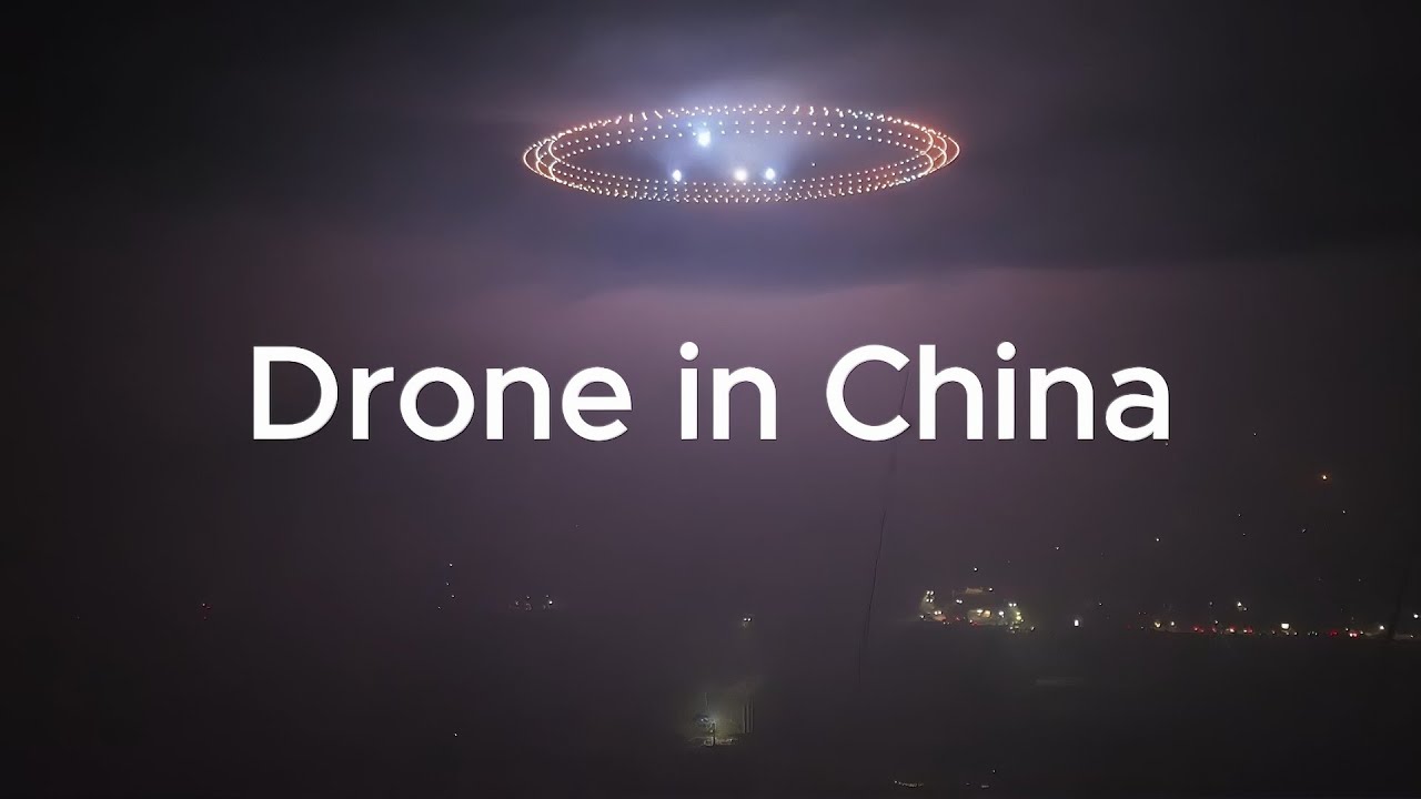 China new year drone show